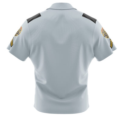 Alternative view of Raccoon Police Department (RPD) Resident Evil Button Up