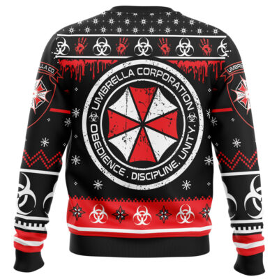 Alternative view of Umbrella Co. Resident Evil Ugly Christmas Sweater