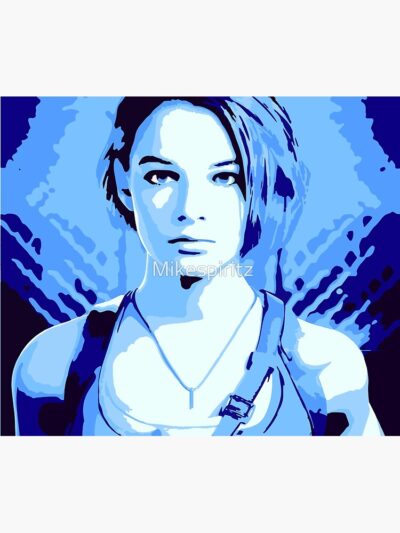 Alternative view of Jill Valentine Blue Tapestry