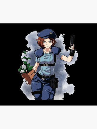 Alternative view of Game Resident Evil Jill Tapestry