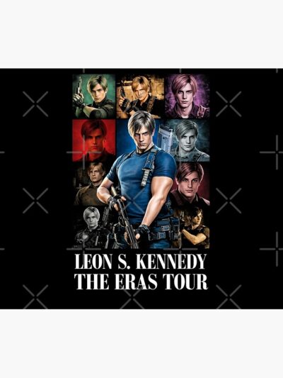 Alternative view of Resident Evil Requiem Leon Tapestry