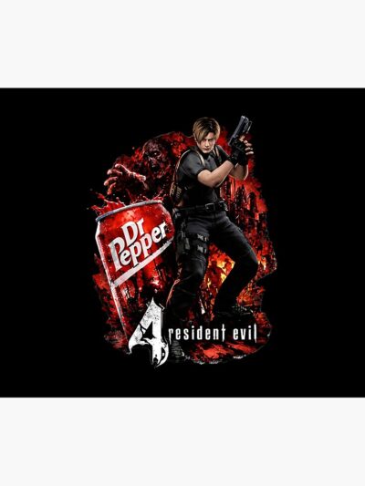 Alternative view of Resident Evil Requiem Honor Resident Evil 9 Leon S Kennedy Resident Evil 9 Requiem Grace Ashcroft Resident Evil Leon Kennedy Tapestry