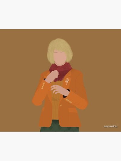 Alternative view of Resident Evil 4 Remake Ashley Graham Fan Art Tapestry