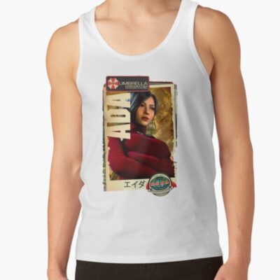 Alternative view of Resident Evil Ada Wong Gaming Art Tank Top