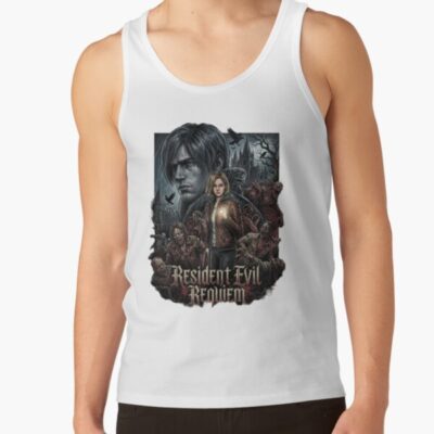 Alternative view of Resident Evil Requiem Duo Fan Art Tank Top