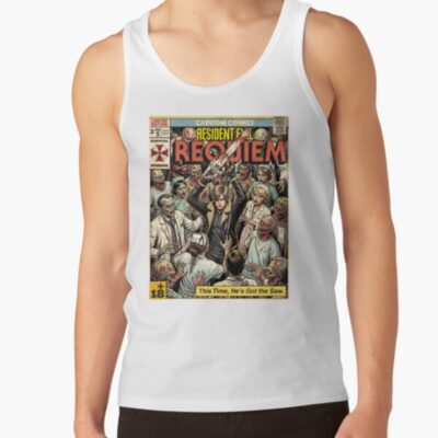 Alternative view of Resident Evil 9 Requiem LeonArt Tank Top
