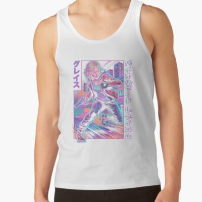 Alternative view of Resident Evil Grace Cyberpunk Futuristic Tank Top