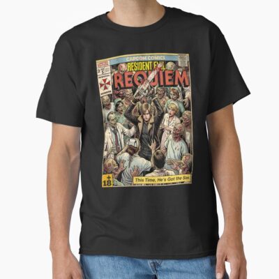 Alternative view of Resident Evil 9 Requiem Leon Art T-shirt