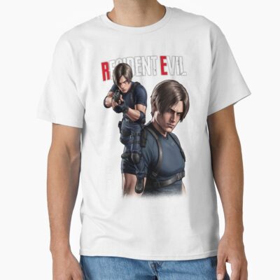 Alternative view of Leon S Kennedy Resident Evil Fanart T-shirt