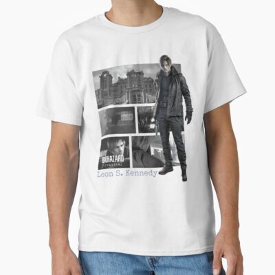 Alternative view of Resident Evil Requiem Leon T-shirt