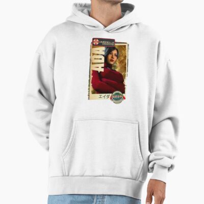 Alternative view of Resident Evil Ada Wong Classic Retro Gaming Art Hoodie