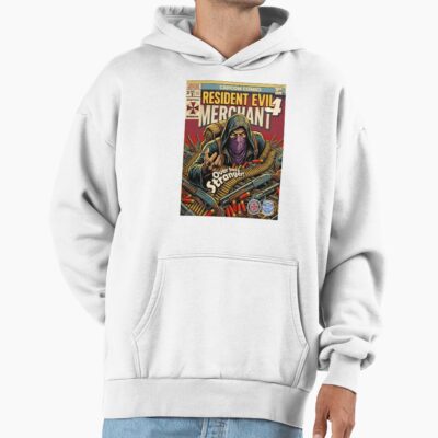 Alternative view of Resident Evil 4 Comic Retro Gaming Art Hoodie