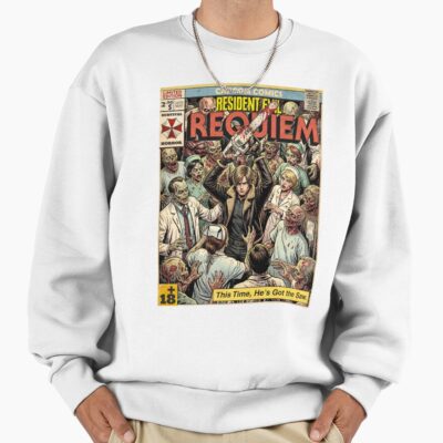 Alternative view of Resident Evil 9 Requiem Leon Comic Sweatshirt