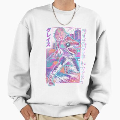 Alternative view of Resident Evil Grace Ashcroft Cyberpunk Sweatshirt
