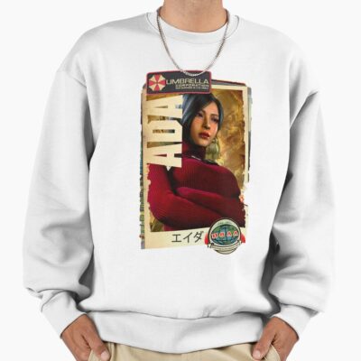 Alternative view of Resident Evil Ada Wong Gaming Art Sweatshirt