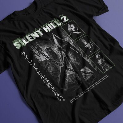 Alternative view of Foggy Town Survival Horror Inspired T-Shirt