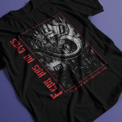 Alternative view of Retro Survival Horror Mutant Creature T-Shirt