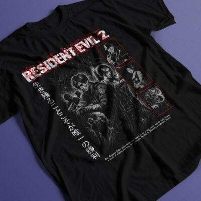 Alternative view of Retro Zombie Game Survival Horror T-Shirt