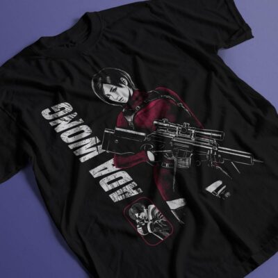 Alternative view of Survival Horror Spy Girl Graphic T-Shirt