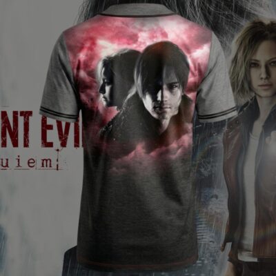 Alternative view of Distressed Survival Horror Baseball Jersey